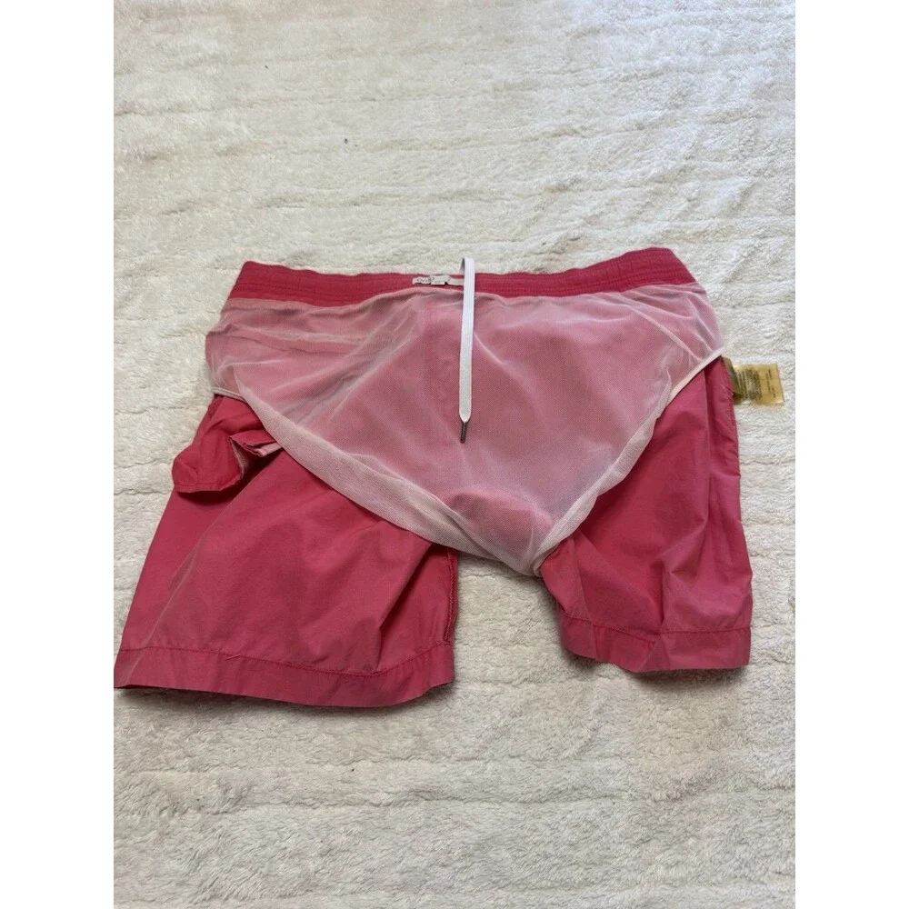 Onia Charles 5” Men’s Swim Shorts Size Small Pink Drawstring Swim Trunks